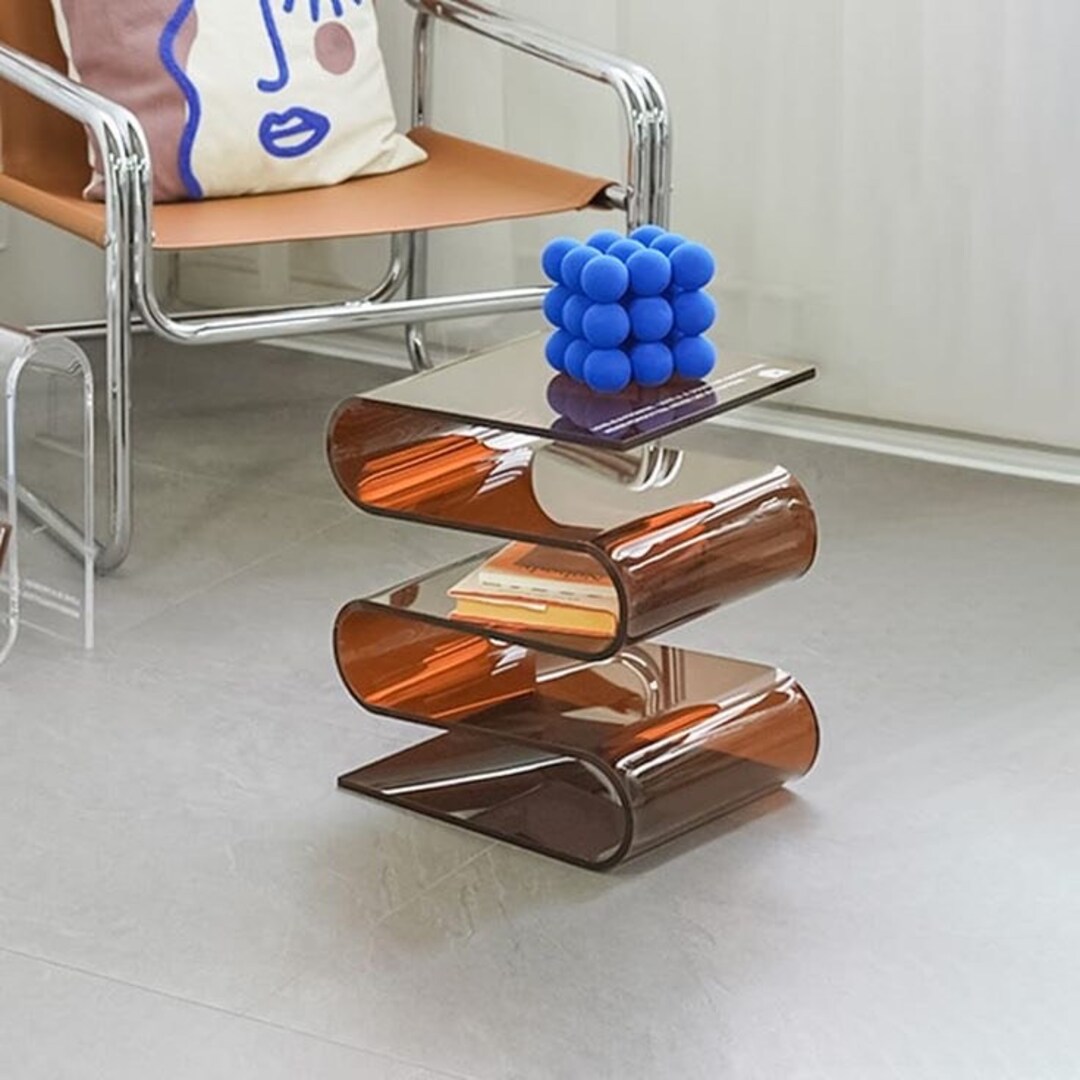 Handmade Acrylic Plexiglass Shelves Modern, Transparent Storage Solutions for a Sleek Home Decor