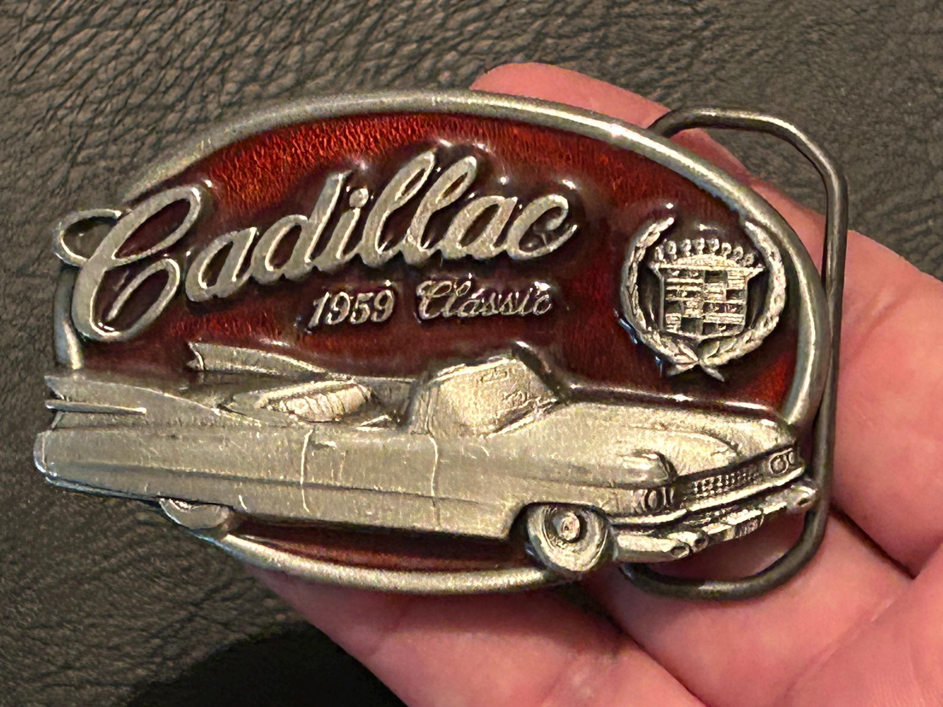Boucle De Ceinture Vintage Cadillac - Occasion, Style Rétro