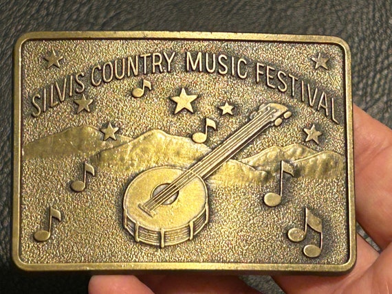 Silvis Country Music Festival Belt Buckle, new, n… - image 1