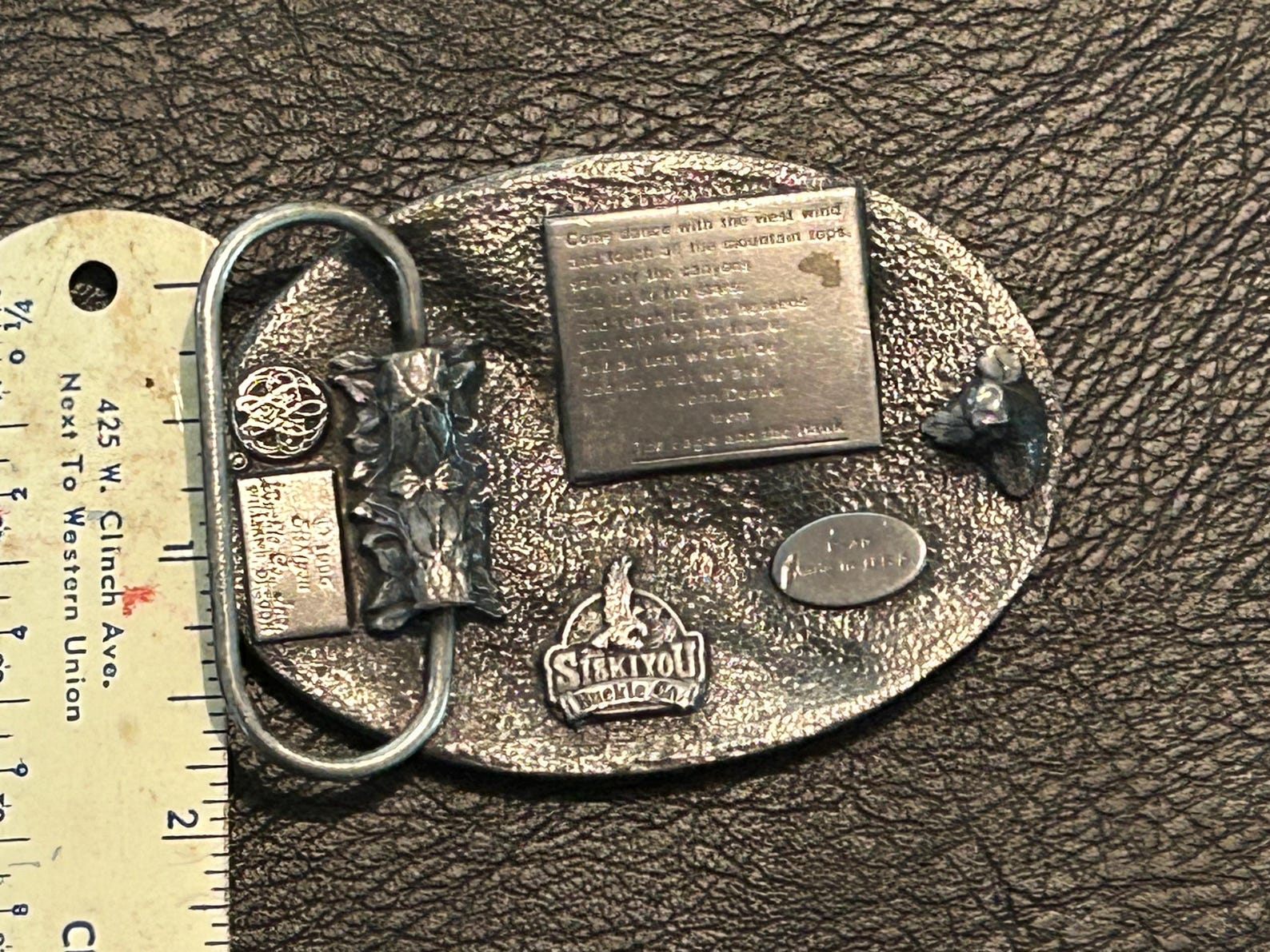 The Eagle and the Hawk, John Denver, Belt Buckle, 1986 Siskiyou - Etsy
