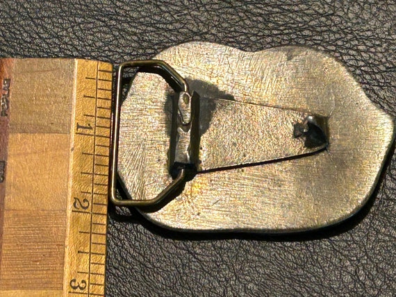 Linda Lovelace "Deep Throat" Belt Buckle, 1970s original, very rare buckle View 6