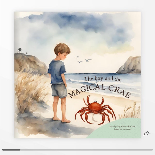 Filipino Themed/Context Digital Storybook (in PDF and Flipbook)  - The Boy and the Magical Crab