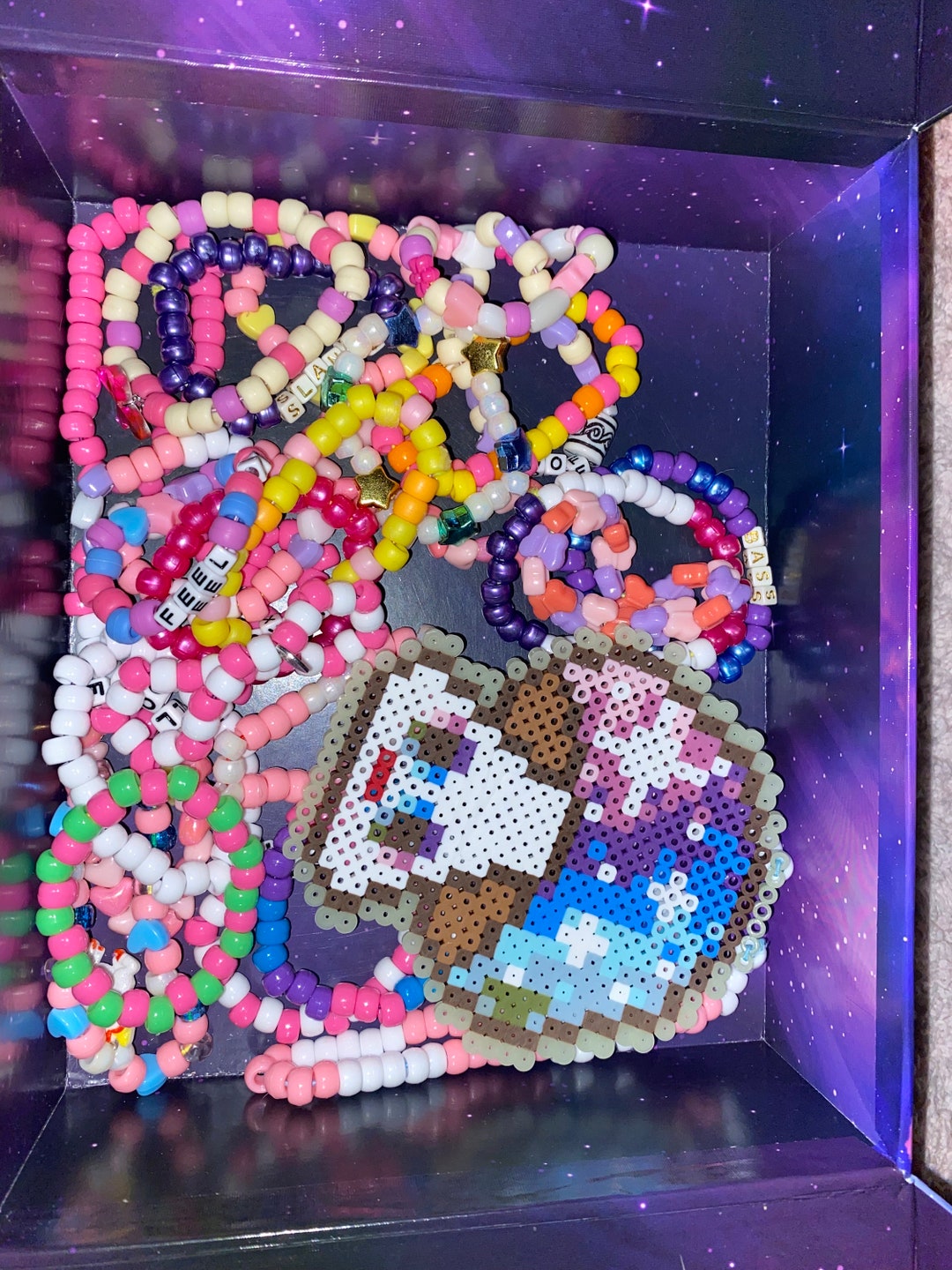 20 Custom EDM Kandi Bracelets - Rave Accessories - PLUR RAVE - Rave ...