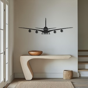 Aviation-Themed Metal Wall Art - Airplane Decor for Pilots, Aviation Enthusiasts, Unique Gift for Aircraft Lovers, Modern Home Decor