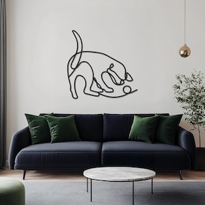 Cat Metal Wall Art, Line Cat Sign, Whimsical Decor, Minimalist Wall Art, Animal Wall Decor, Line Wall Art, Metal Wall Decor, New Home Gift