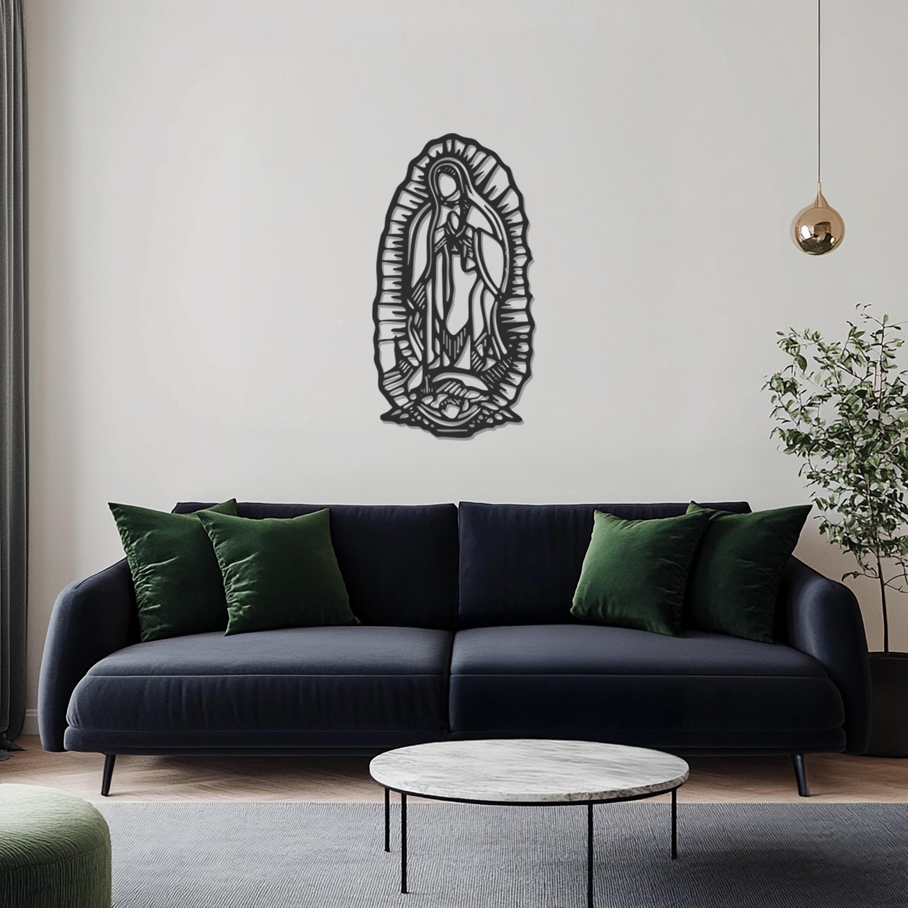 Virgin Mary Metal Wall Art, Religious Metal Wall Decor for Home or ...