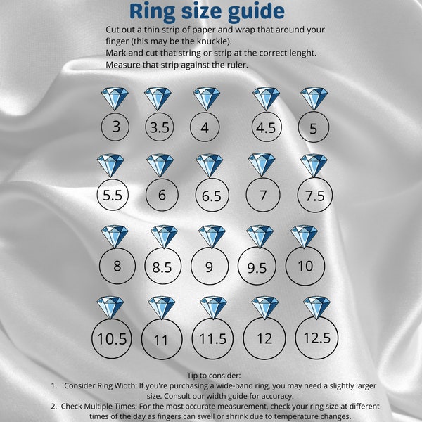 Ring Size Chart printable Ring sizer, ring size guide, printable ring sizer, ring sizer tool, ring size finder, ring rize, ring sizing tool