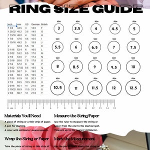 Ring Size Chart, Ring Sizer, Ring Sizing Tool, Ring Size Guide, Ring Size, Ring  Sizer Tool, Reusable Ring Sizer, Ring Size Finder 