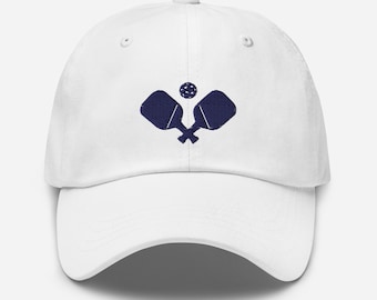 Pickleball Cap mit Stickerei: Klassische Baseballkappe aus Baumwolltwill