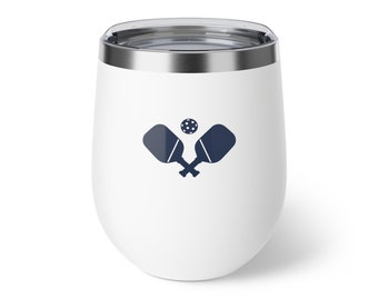 Bicchiere da vino Pickleball / Tazza termica / Regalo per la festa della mamma