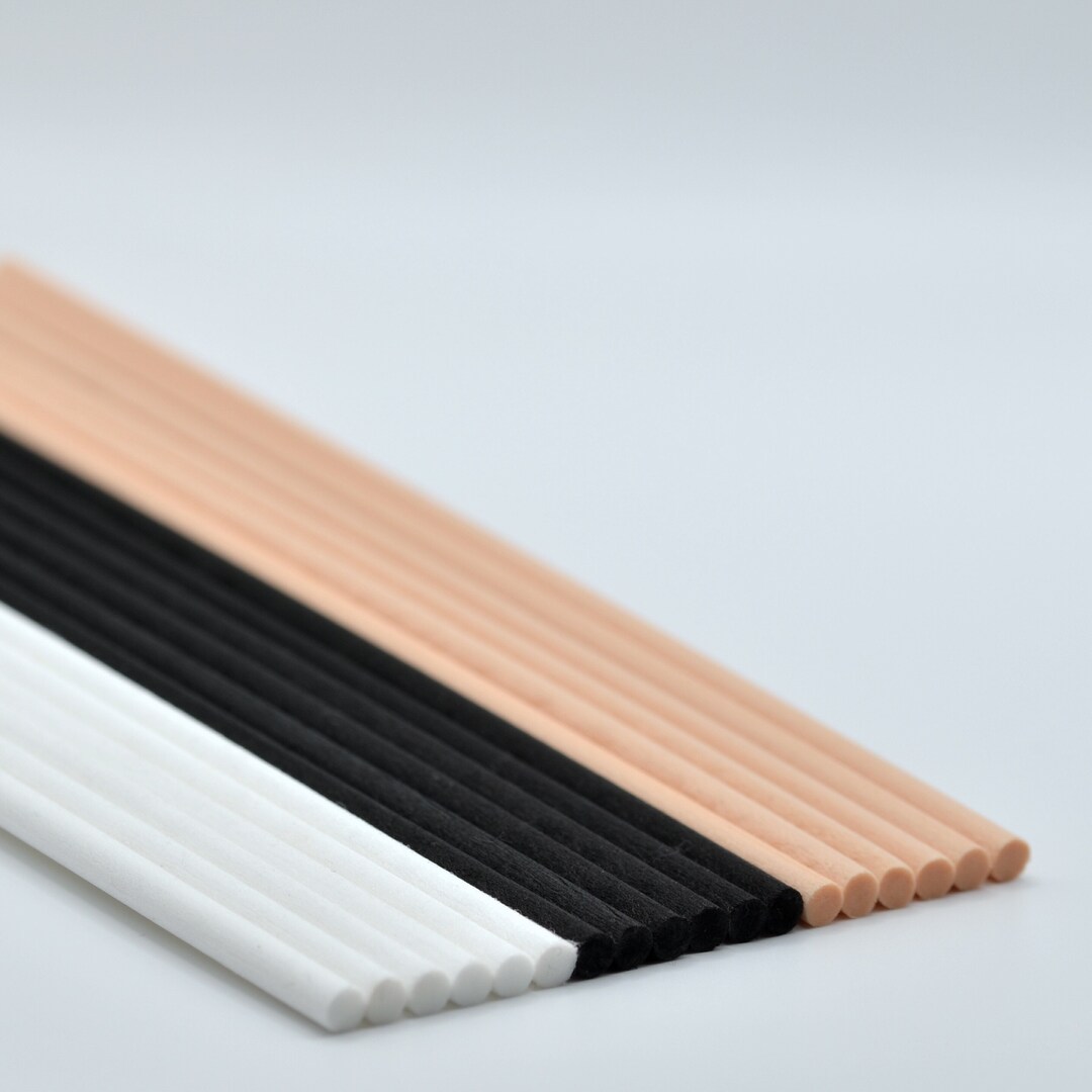 Fibre Reed Diffuser Sticks 20cm X 5mm Natural/black/white 10,20,40 PCS