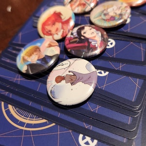 Piraten Button Pins 3er Pack - Anime Pins - Badge Pins