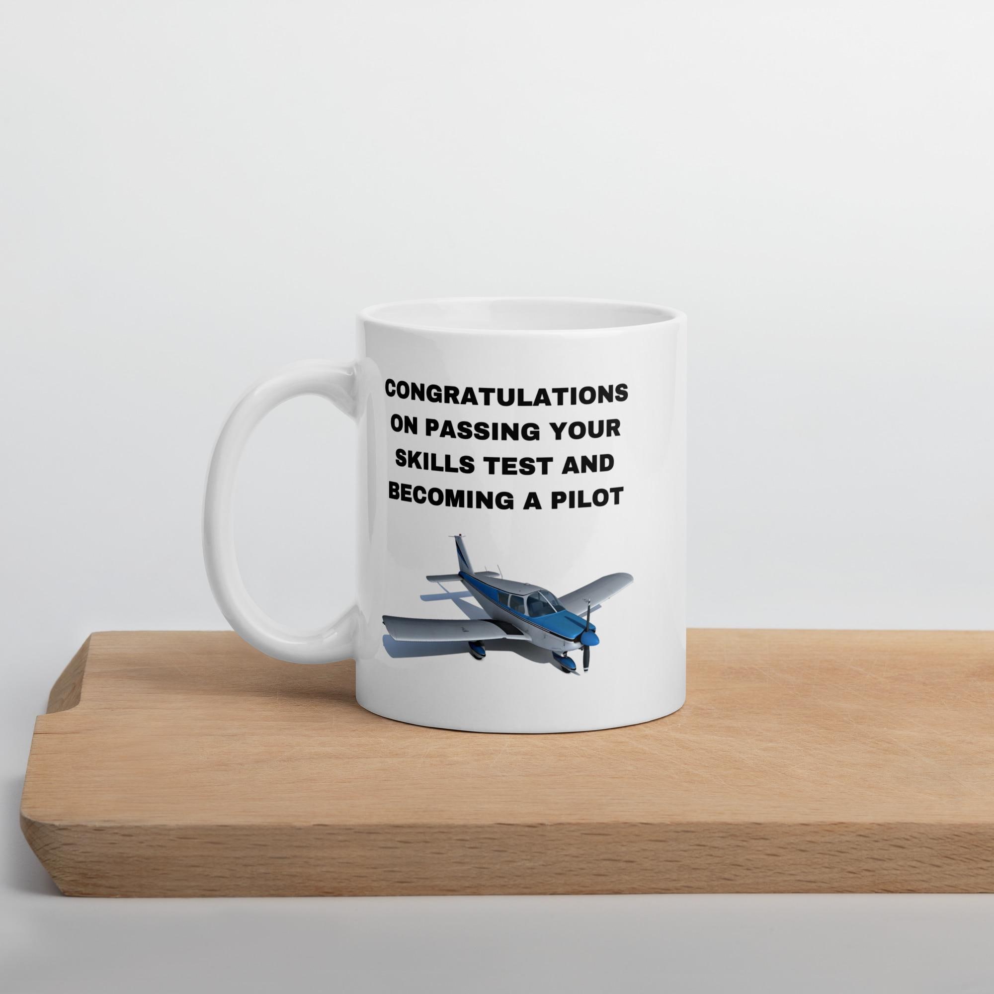 パイロット技能試験合格マグカップ：航空ギフト - Etsy 日本