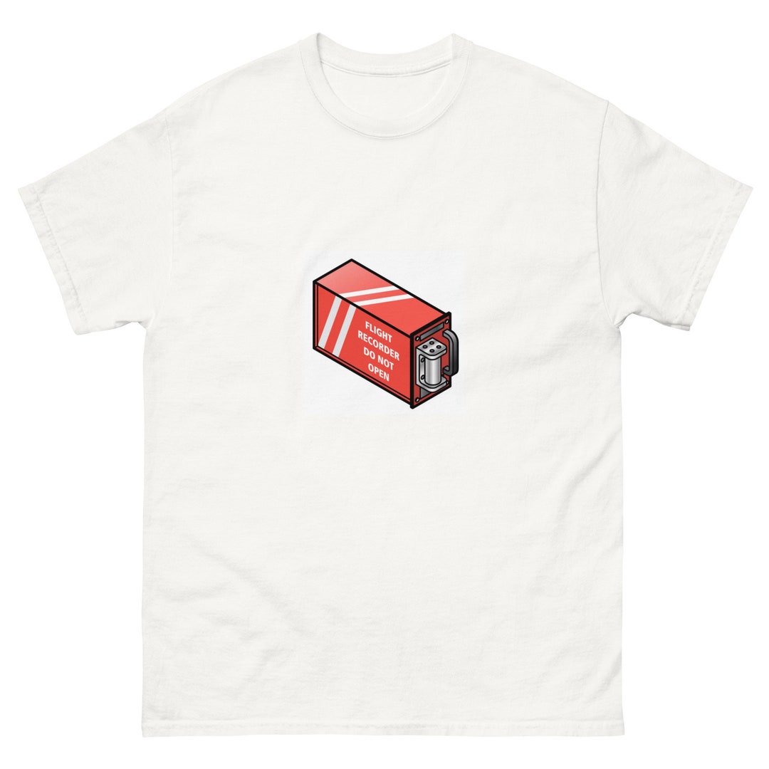 Black Box Flight Recorder Cockpit Voice Airplane Men's Classic Tee
