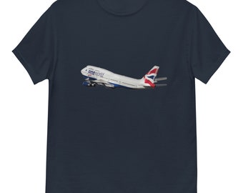 British Airways Boeing 747 Oneworld Livery Men&#39;s classic tee