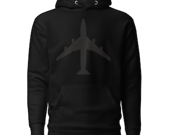 Boeing 747 Unisex Hoodie pilot cabin crew enthusiast avgeek jumbo jet gift ppl