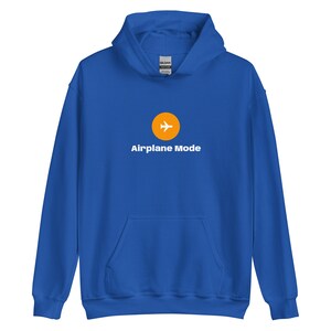 Airplane Mode Unisex Hoodie Aviator Pilot AVgeek Enthusiast Gift Airline Airport