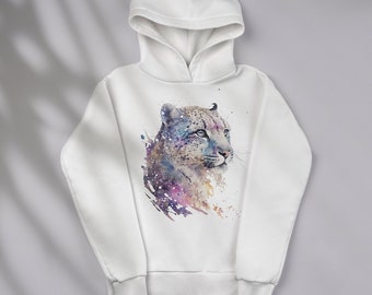 Boutique creative hoodie leopard