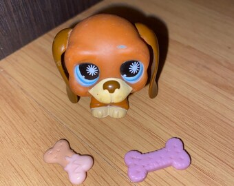 Littlest Pet Shop LPS #2035 Husky Et #2036 Teckel – Lot 2 Chiens Neufs En Boîte NIB