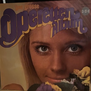 Vintage 2 LP discs &quot;Operetten Album&quot; by Das Grosse.