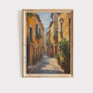 Sicilia Italy Print | Italy Wall Art | Italy Oil Painting | Italy Printable Wall Art | Italy Decor | Palermo Print | Gift for Travel Lovers