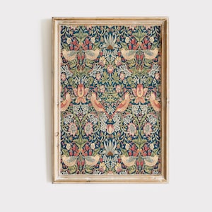 Antique Tapestry Printable Wall Art | Vintage Textile Neutral Print | Vintage Wallpaper Art Print | Vintage Rug Print | Vintage Pattern Art