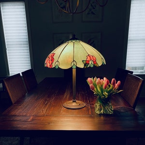 Duff & Kimberly stained glass lamp