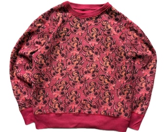 Vintage 90er Jahre Hysteric Mini Hysteric Glamour Japan Fashion Full Print Kindergröße Hoodie