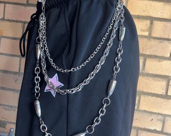 小物 wood bullet design wallet chain wood bullet design wallet chain（Wallet Chain Biker Hip Hop