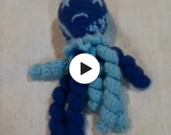 Blue silly octopus edgy