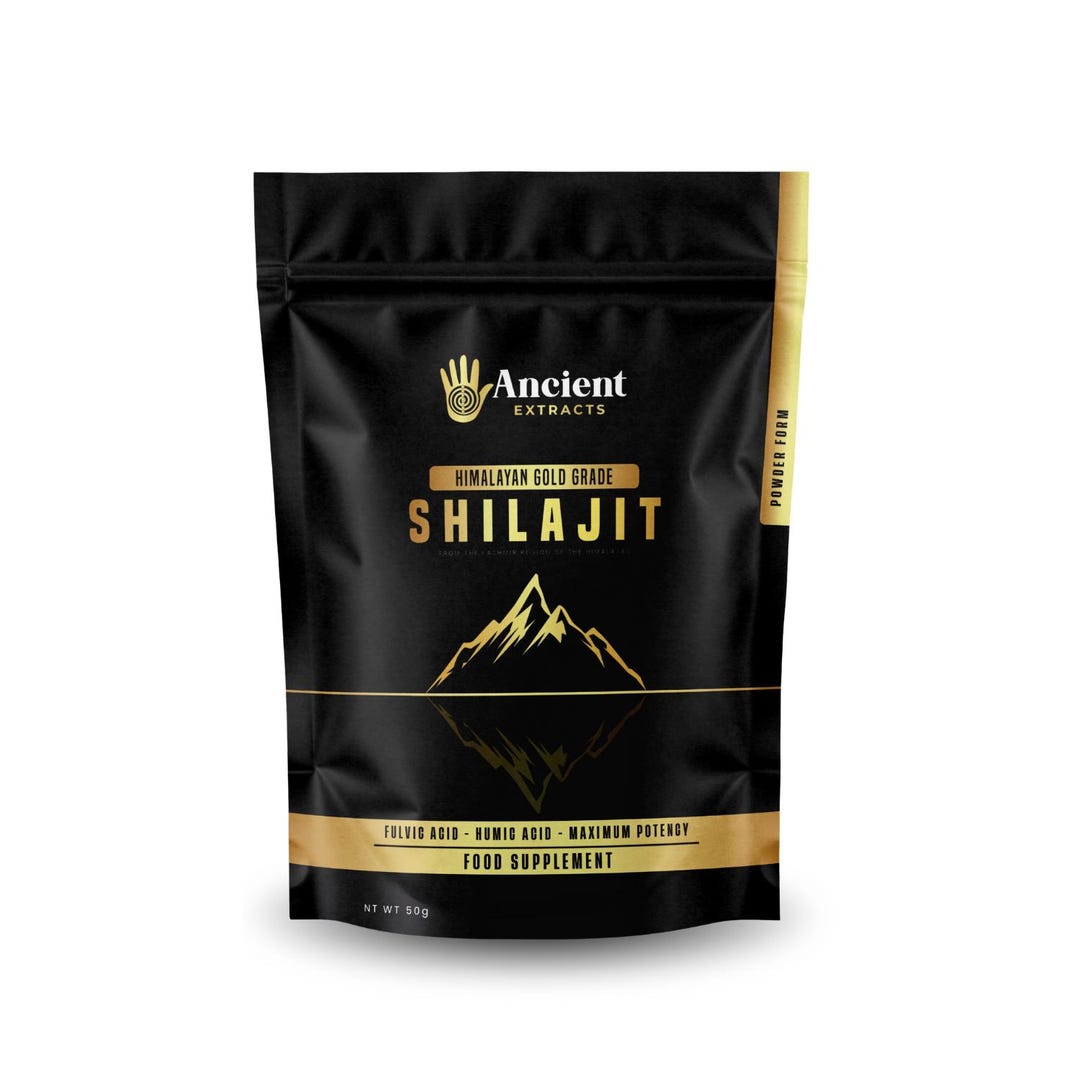 Himalayan Shilajit Raw Powder - Lab Tested - 80% Fulvic Acid - Etsy