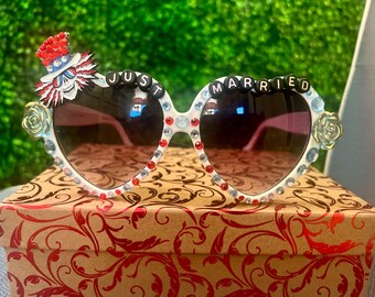 Custom Grateful Dead  “Just married” phunglasses / sunglasses