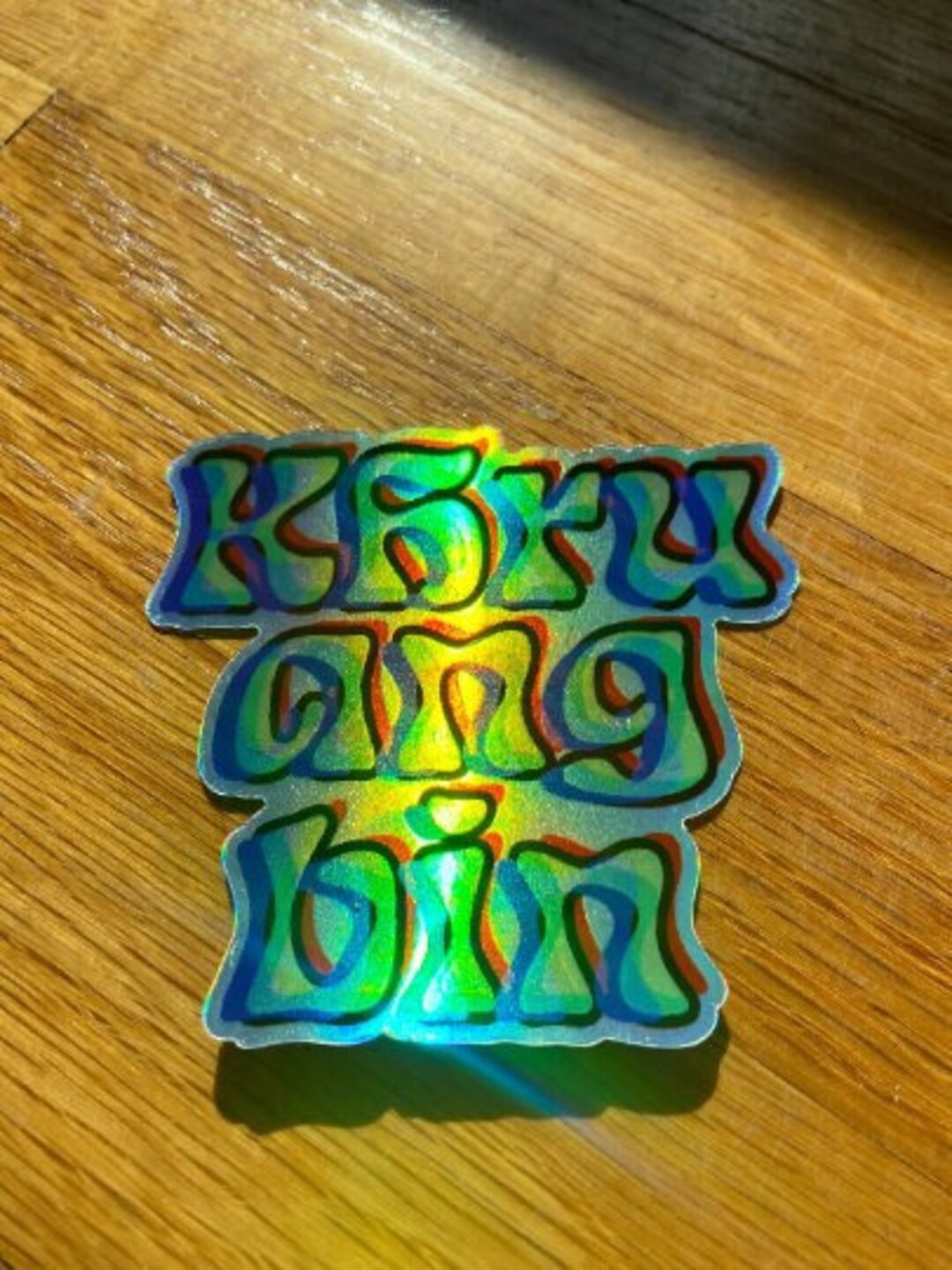 Khruangbin 3D Holographic Vinyl Sticker Etsy
