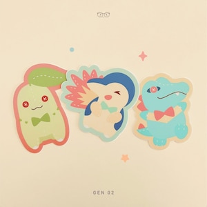 Starter Plushies Gen 02: Vinyl Stickers