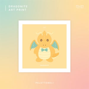 Dragonite Plushie: Art Print