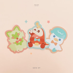 Starter Plushies Gen 09: Vinyl Stickers