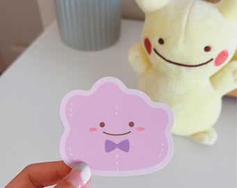 Ditto Plushie: Vinyl Sticker