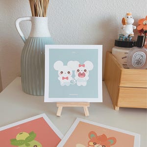 Tandemaus Plushie: Art Print