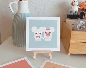 Tandemaus Plushie: Art Print
