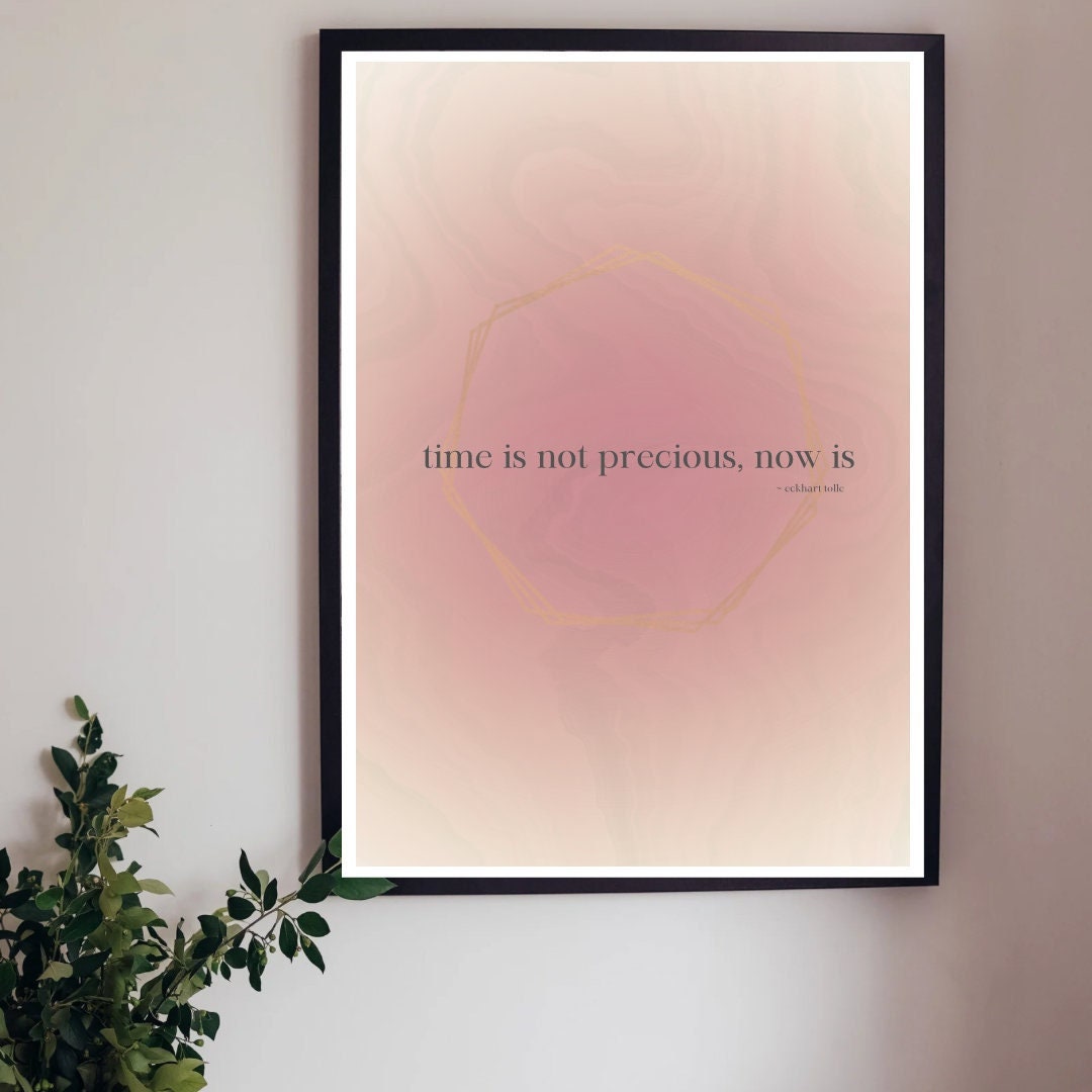 Aesthetic Aura Poster With Meaningful Quote Room Decor Etsy