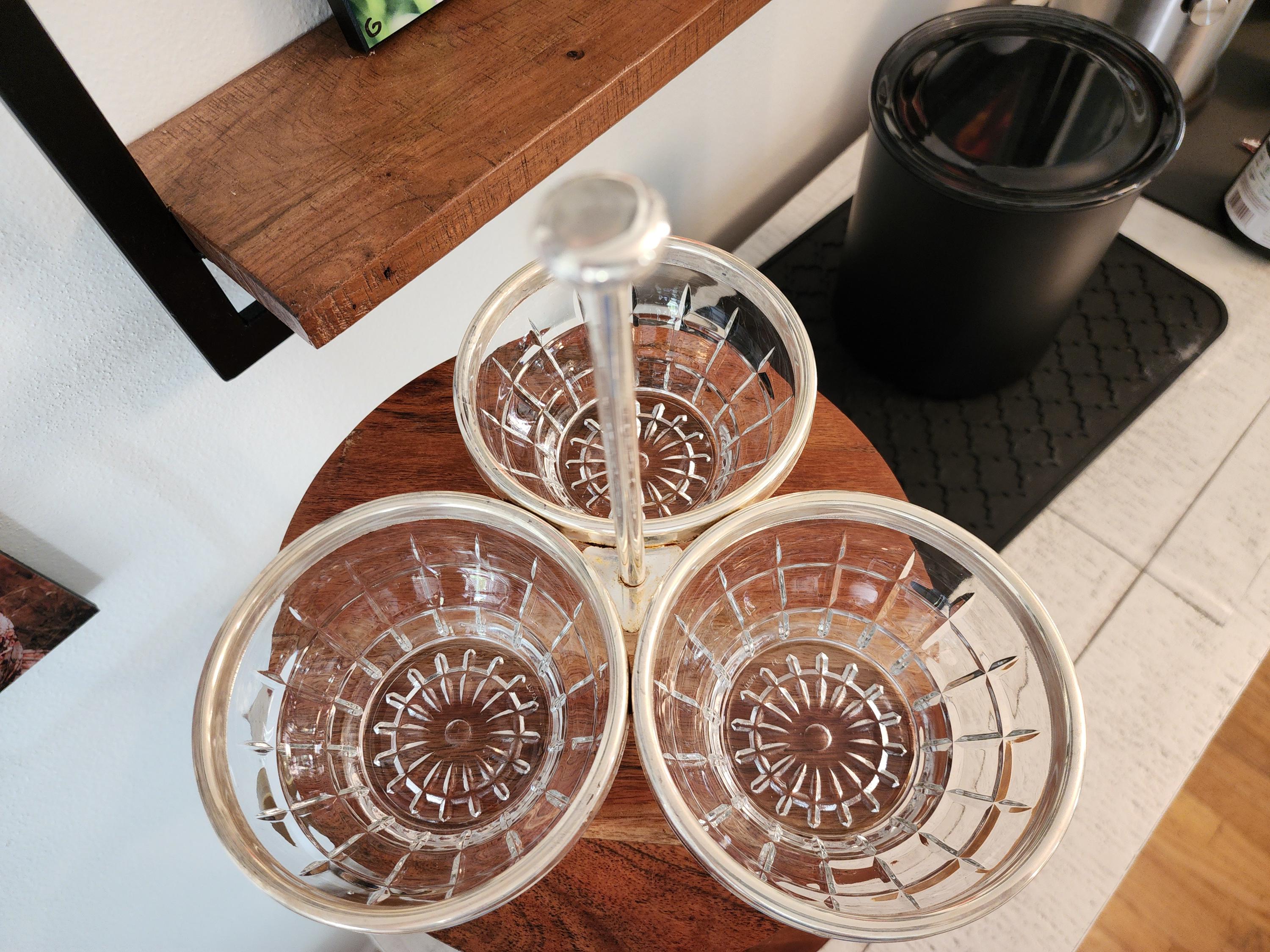 Three Bowl Server - Etsy Three Bowl Server - Etsy