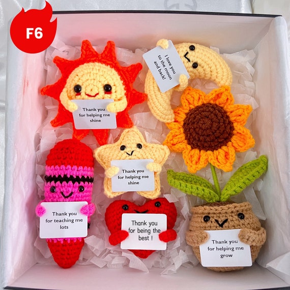 Handmade Crochet Thank You Gift Box Set,thank You for  display picture 1