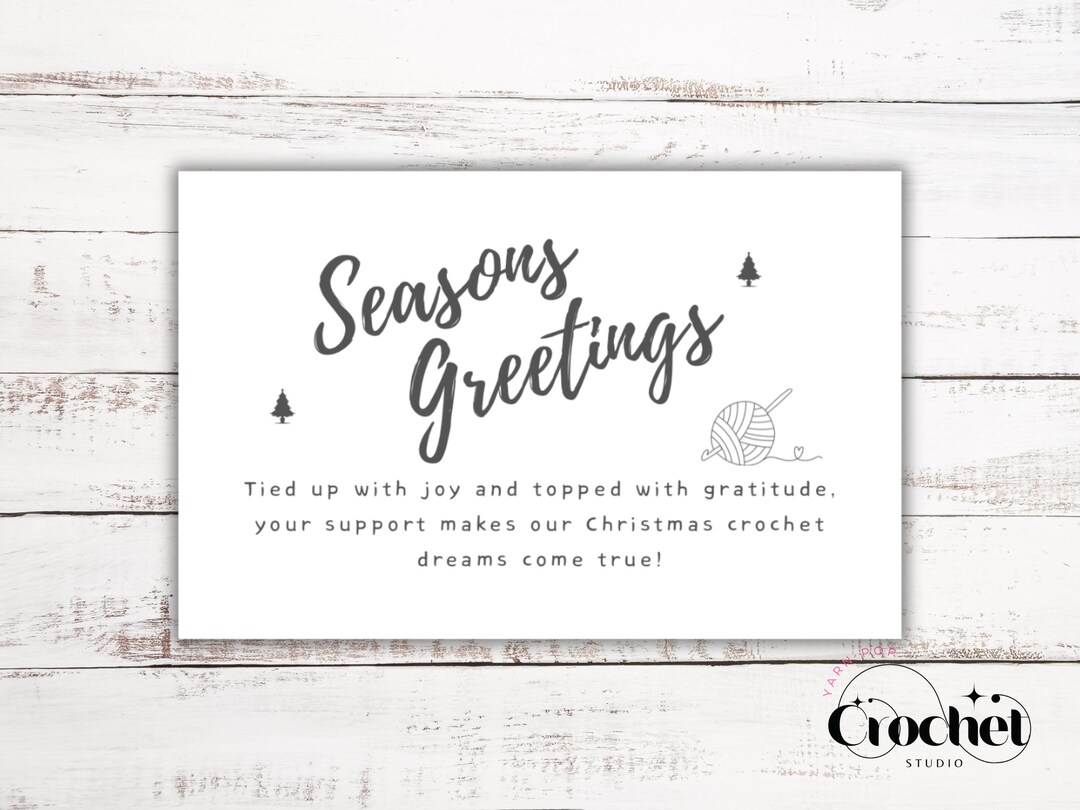 Printable Thank You Cards, Downloadable PDF, Christmas Thank You Card