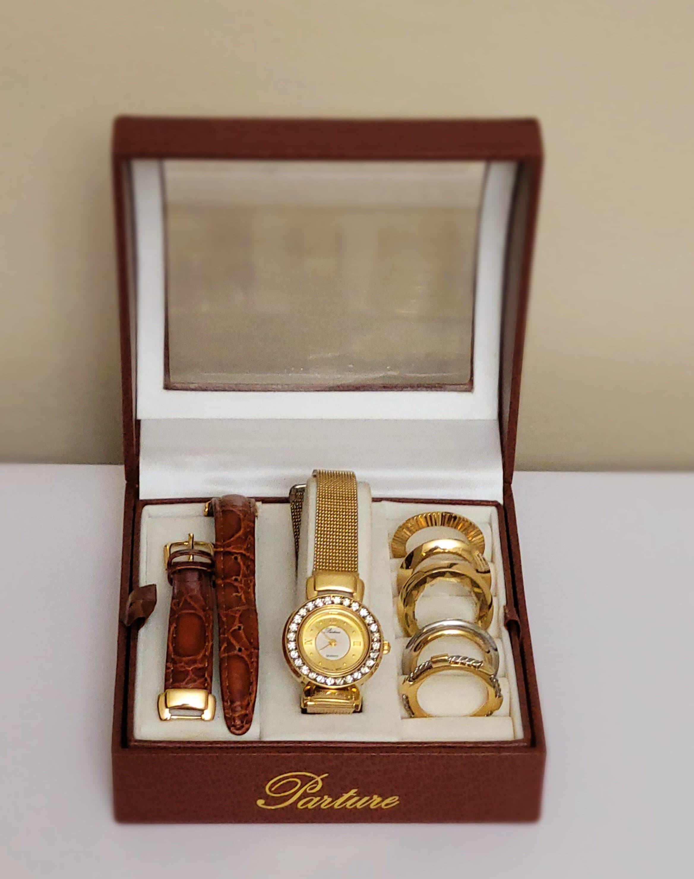 Parture 腕時計 Vintage Parture Japan Watch With Interchangeable Bezel and