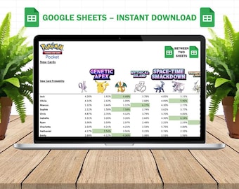 Pokémon TCG Pocket Pokédex and Trading Google Sheets Spreadsheet Template