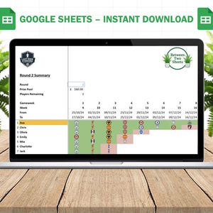 Last Man Standing Google Spreadsheets Spreadsheet-sweepstake Predictor Tracker