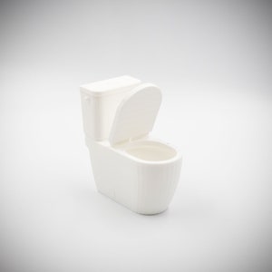 1:12 Dollhouse Miniature Modern Toilet