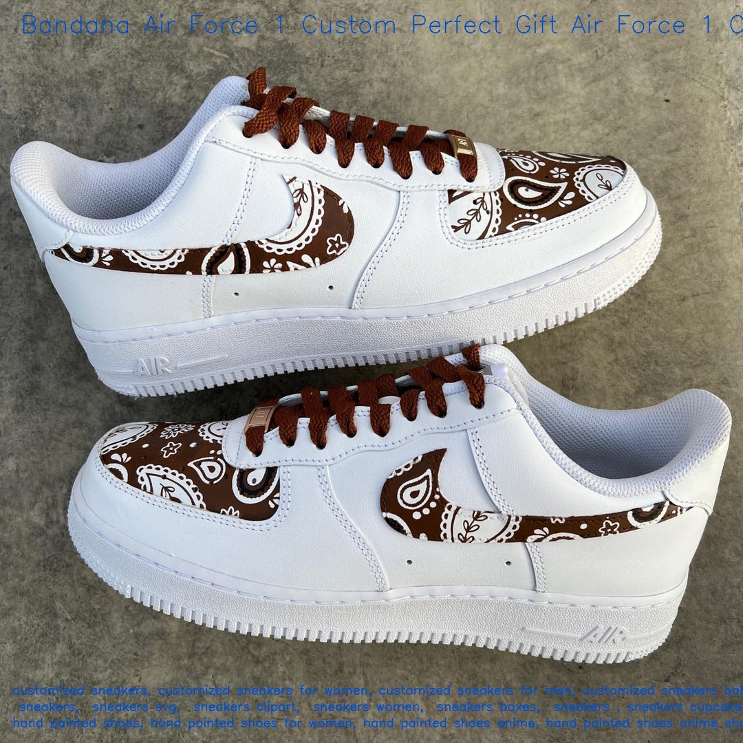 Bandana Air Force 1 Custom Perfect Gift Air Force 1 Etsy