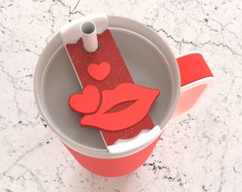 Valentine Topper Svg, archivo láser de etiqueta de nombre de vaso, archivo de corte de topper de vaso de 40 oz, placa de nombre svg, etiqueta de nombre de tapa de vaso svg