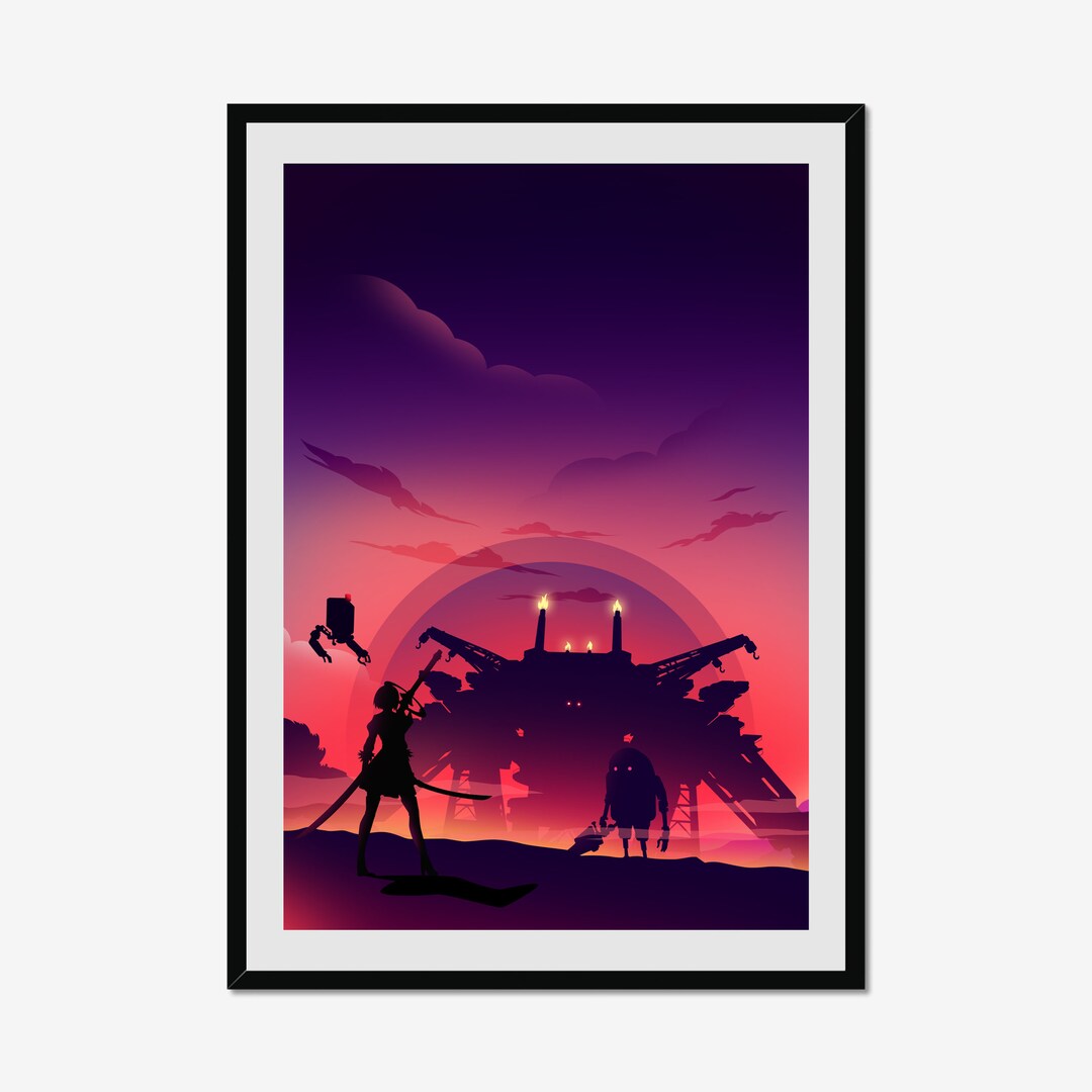 Nier Minimalist Art Print Poster - Etsy